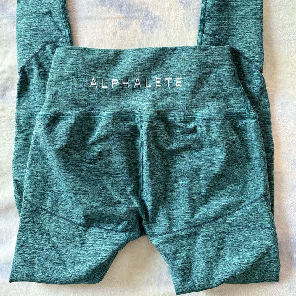 Alphalete Revival Leggings in Teal
